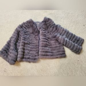 NWOT Fur Overcoat - perfect for weddings